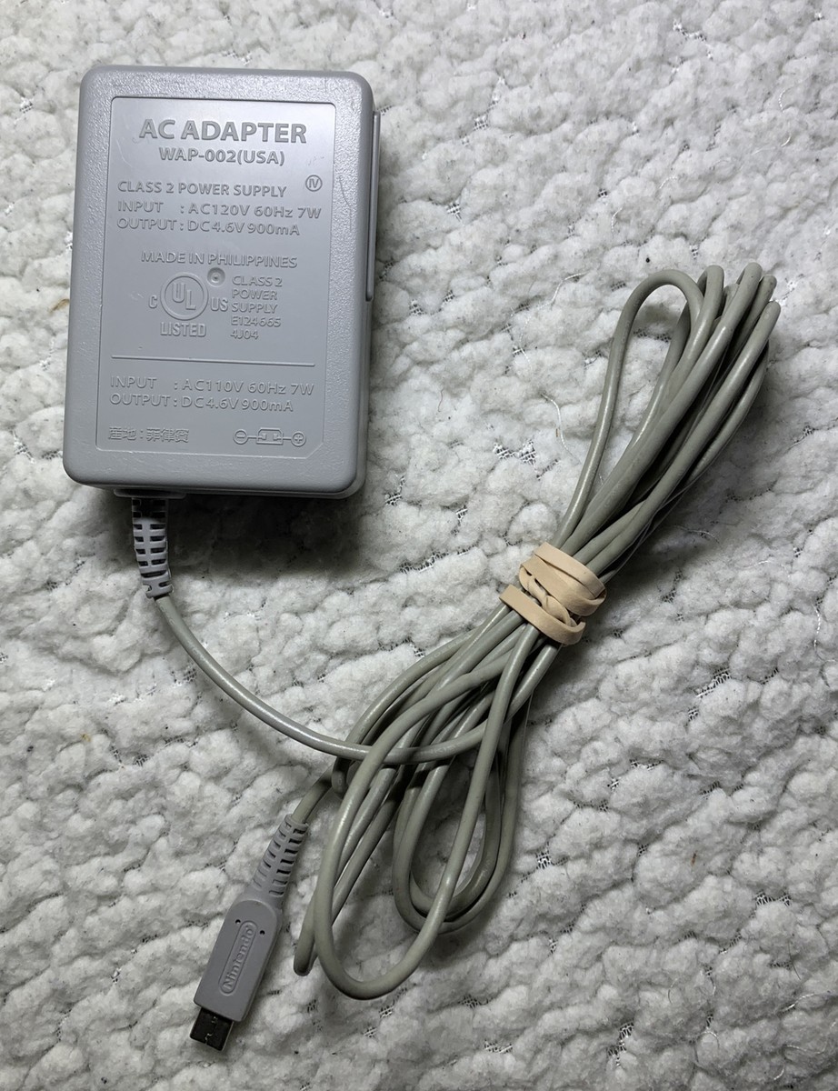 その他 Nintendo 3DS WAP-002 Nintendo 3DS AC Adapter Power Supply OEM WAP-002(USA) TESTED
