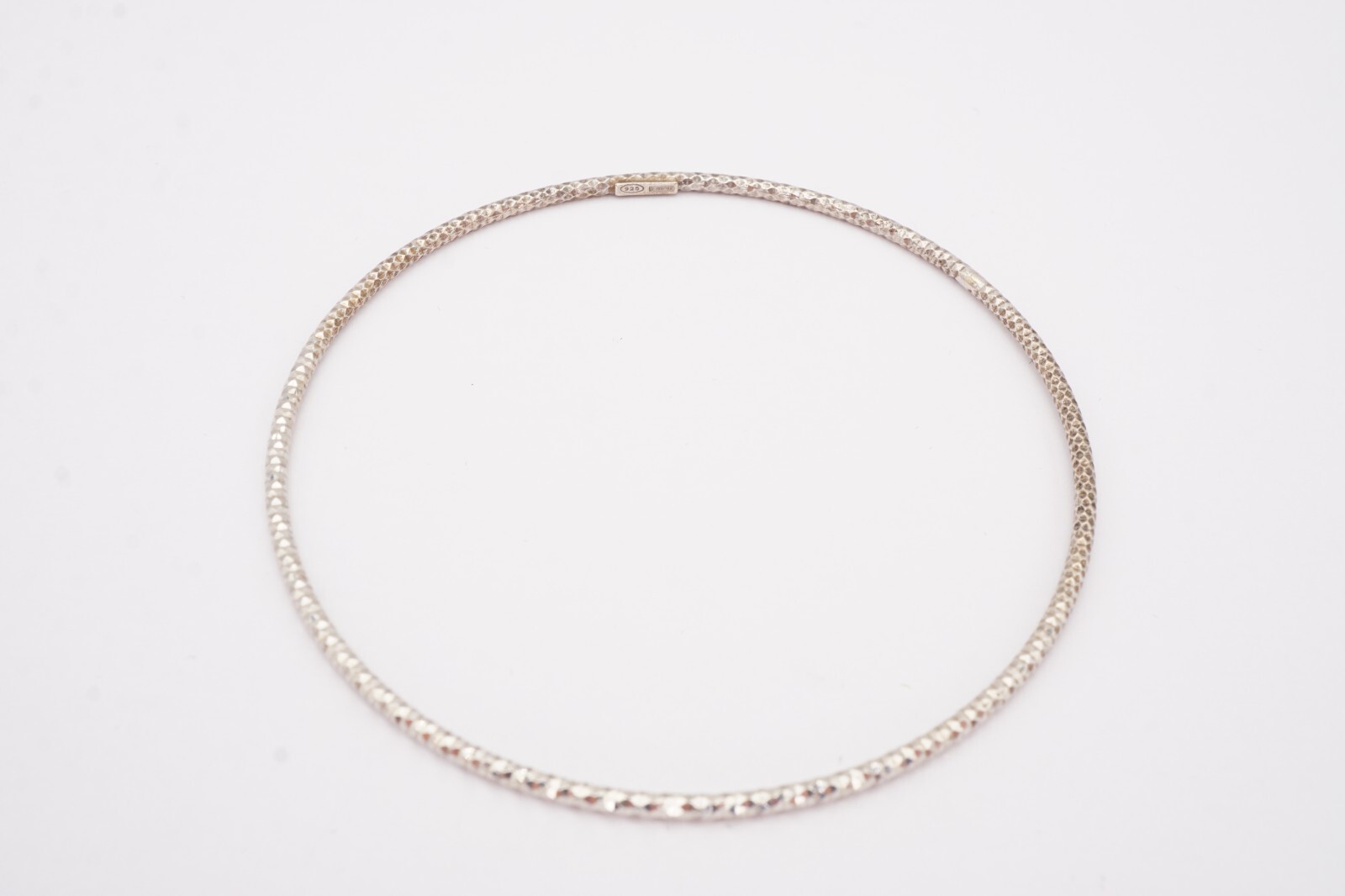 Sterling Silver 925 4 Stacking Bangle Bracelets 8… - image 5