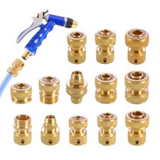 Brass Tap Connector Adaptor Universal Garden Water Fit Hose Pipe Tap Female Male