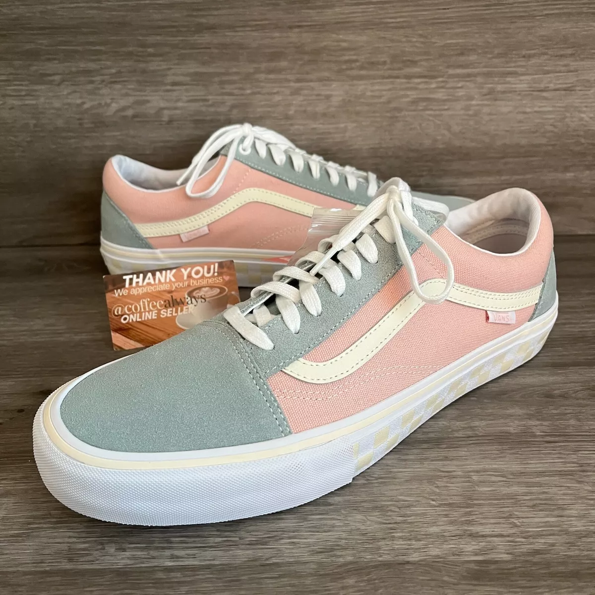 Vans old clearance skool pro orange