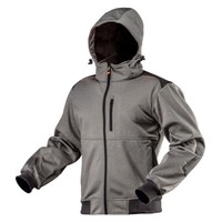 Softshell Arbeitsjacke Mit Abnehmbarer Kapuze, Gr.S