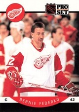 1990-91 Pro Set #70 Bernie Federko NM-MT Red Wings