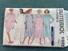 Misses Maternity Dress, Top, Skirt, Pants Pattern, Sze: 8-10-12, Butterick 6983