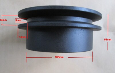 25,4mm 1'' Fliehkraftkupplung Single 'A' Profil 128mm Keilriemenscheibe 19PS A128-25,4