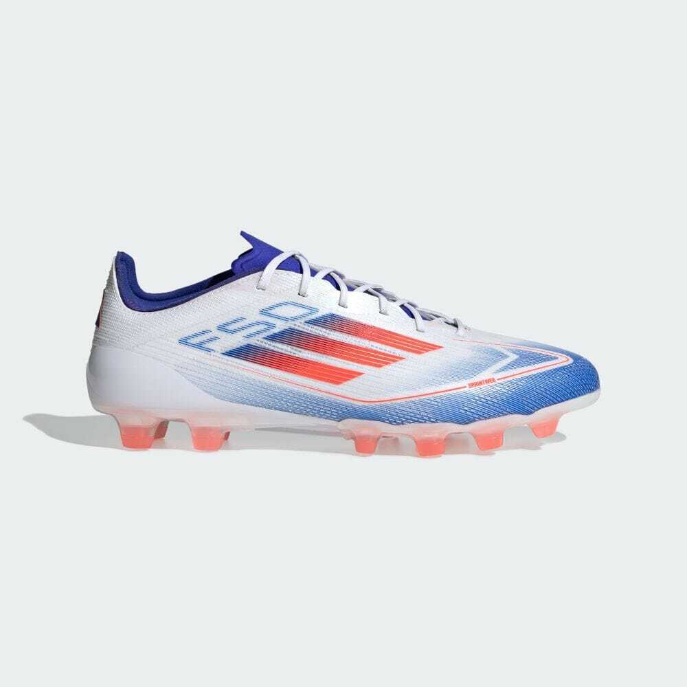 adidas Soccer Cleats F50 ELITE HG/AG Footwear White/Lucid adidas Soccer Cleats F50 ELITE HG/AG Footwear White/Lucid