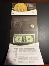 2015-W United States Mohawk Ironworkers Dollar KM 603 - Proof COA Box w/Banknote