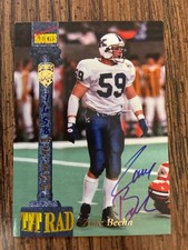 1994 Signature Rookies Autographed Football Card Zane Beehn Kentucky Chargers