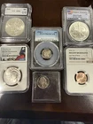 🔥🔥Silver Eagle, PEACE Dollar Lot😍🔥🔥 2026 Half Dollar, 1990-s Dime, Penny