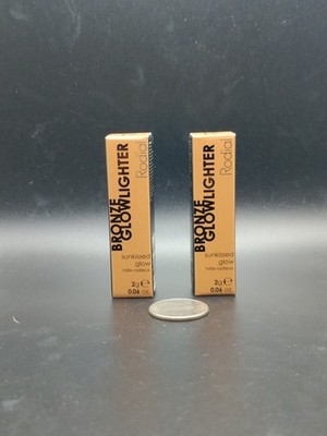 2x Rodial BRONZE GLOWLIGHTER  Sunkissed Glow .06oz/2mL DELUXE SZ NIB