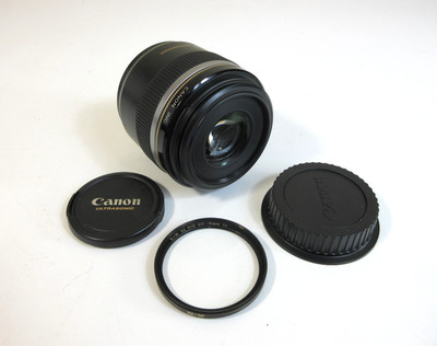 MINT Canon EF-S 60mm f/2.8 Macro USM Lens with Caps, UV Protector