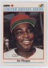 1990 AGFA Film Limited Edition Series Joe Morgan #11 HOF 0d4v