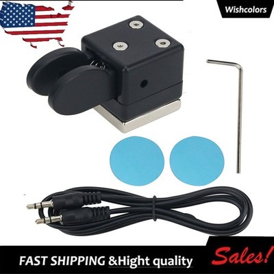 QU-21C Dual Paddle CW Morse Key Telegraph Key Automatic Base Magnetic Absorption