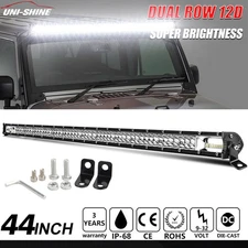 Led Light Bar 44''Inch Spot Off Road Car ATV SUV Boat Truck 4WD Bumper Lamp 46''