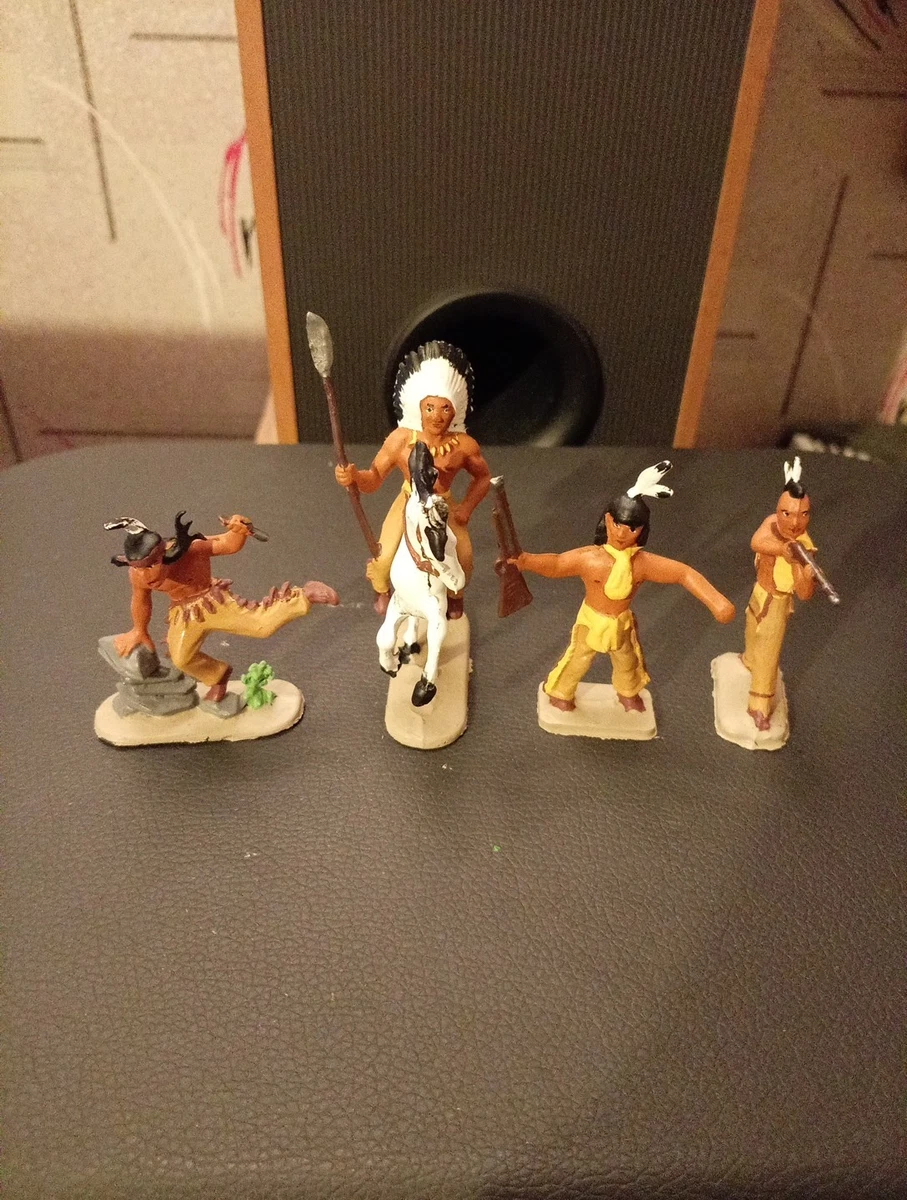 Soldat jouet miniature peint North Cheyenne Warrior prévente