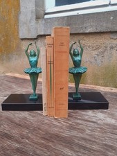 Paire De Serre-livres Année 50 Style Art Déco 