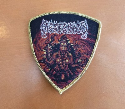 Dissection Maha Kali Gold Glitter Woven Patch