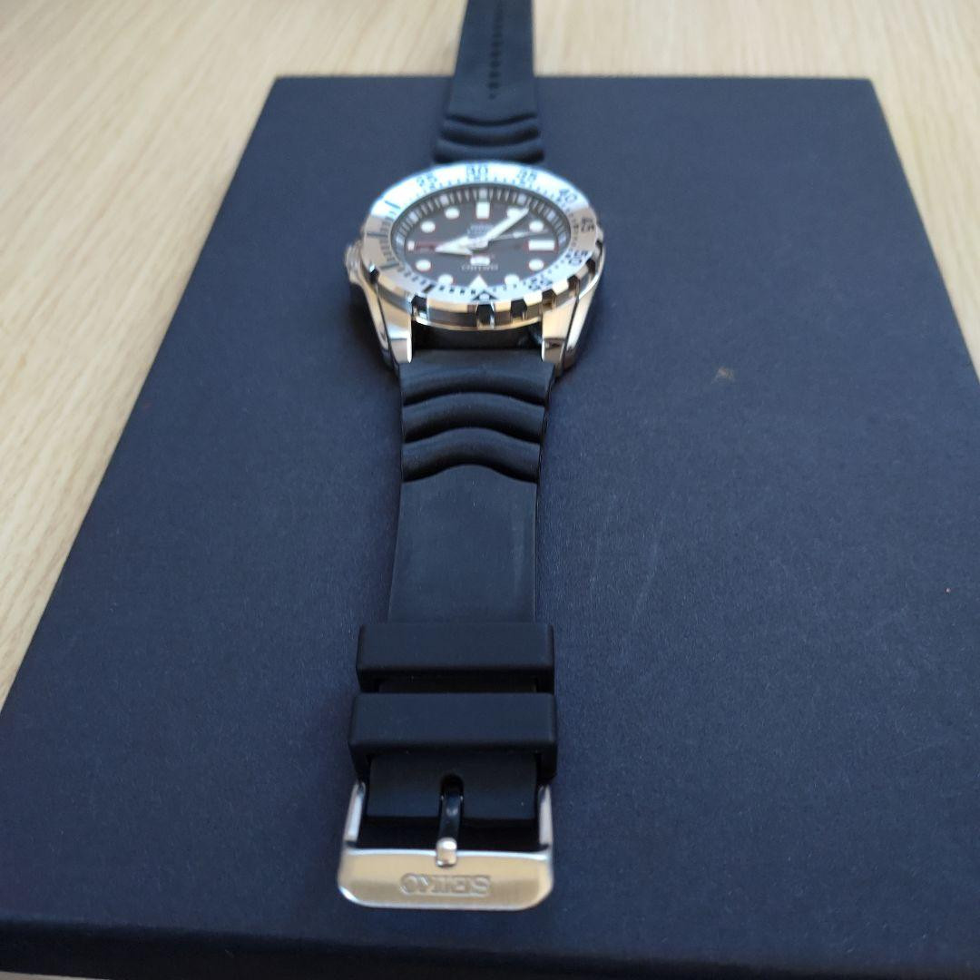 Seiko 5 Sports Automatic SRP601J1 Silver Rubber Band 44mm Watch