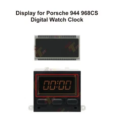 Display for Porsche 944 / 968 CS Digital Watch Clock Unit