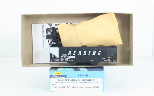 HO Athearn / K&D Hobby Reading 34’ Kit de tolva de panel blanco RDG 86415 | Zustand: New