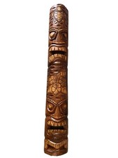 40” TIKI MASK HAWAIIAN WALL ART ISLAND HOME DECOR BAR TROPICAL