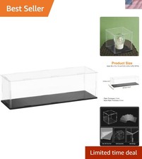 Acrylic Clear Display Case for Collectibles Self-Assemble Display Clear Boxes...