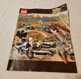 LEGO 5955 Adventurers: All Terrain Trapper - Dinosaurs - 100% w/box & manual 