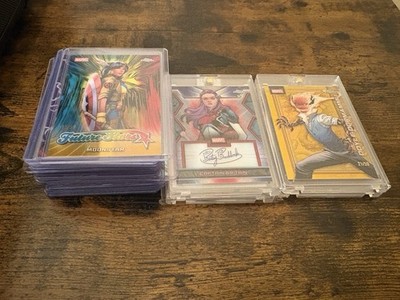 Marvel Topps Chrome 2026 29 Card Lot ,Sketch, 2xAutos and Nummerd