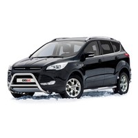 FrontbüGel FrontschutzbüGel FüR Ford Kuga II 2012-2017 Pre-Fl Stahl Silber ABE