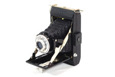 Kinax Alsace France Folding Camera Kior Anastigmat 100mm f/6.3 Lens AS IS