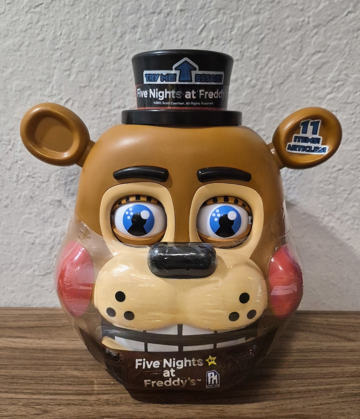 Five Nights at Freddy’s FNAF Toy Freddy Head Collector Bundle Walmart Exclusive 