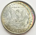 1896 P $1 Morgan Silver Dollar Choice BU UNC Uncirculated Monster Rainbow Toning