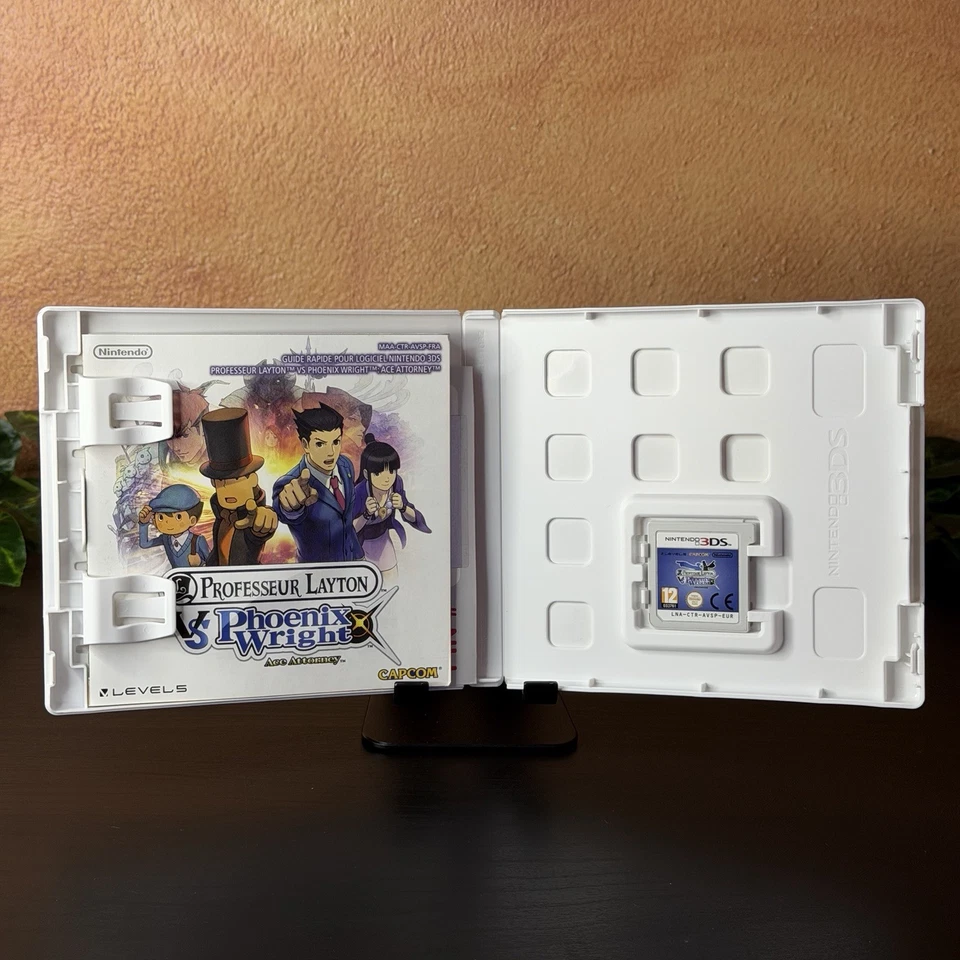 Professor Layton vs Phoenix Wright Ace Attorney Nintendo 3DS PAL – Completo CIB, foto 3 di 5