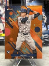 2025 Topps Finest -  Ben Rice #48 (RC) /25 Orange My Yankees
