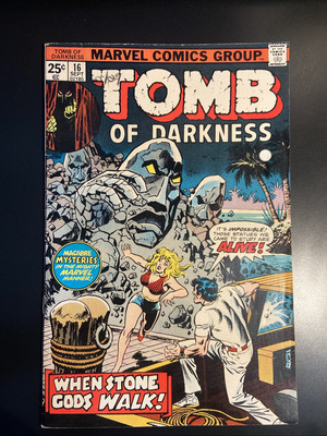 Tomb Of Darkness # 16 Marvel Comic Book Horror Monster Fear Scary 9 LI8
