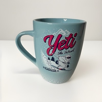 Disney Parks Expedition Everest Yeti Ski School Blue Coffee Mug Animal Kingdom
