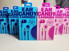 Prime Audio Ear Candy Earbuds with Case - Pink And Blue  (2 Pack)
