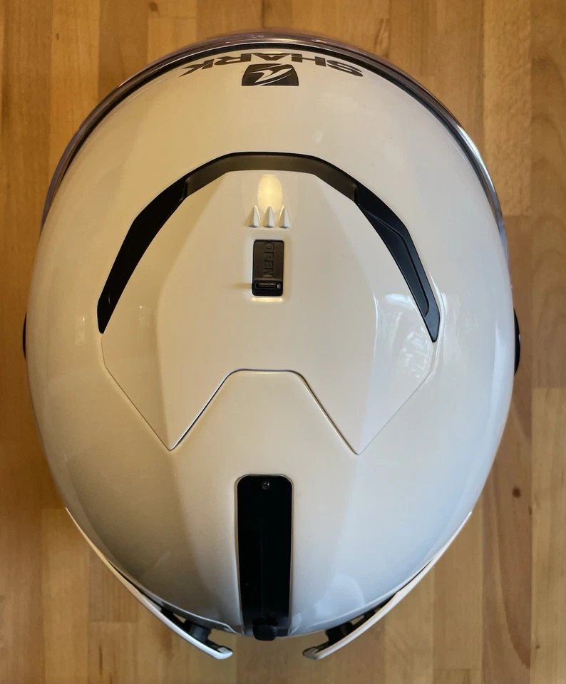 Casco de moto SHARK Spartan 1.2 blanco (talla mediana) excelente estado Foto 4 de 4