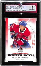 2024-25 SP Authentic #50 Lane Hutson Rookie FUTURE WATCH CANADIENS KSA 10 [MC02]