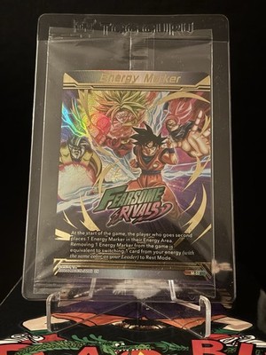 Dragon Ball Fearsome Rivals M-53 Gold Energy Marker-Sealed- Dragonball Card Game