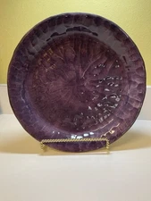 TABLETOPS GALLERY Gisella Purple Heavy Deep Pasta 11" Dinner Plate NEW