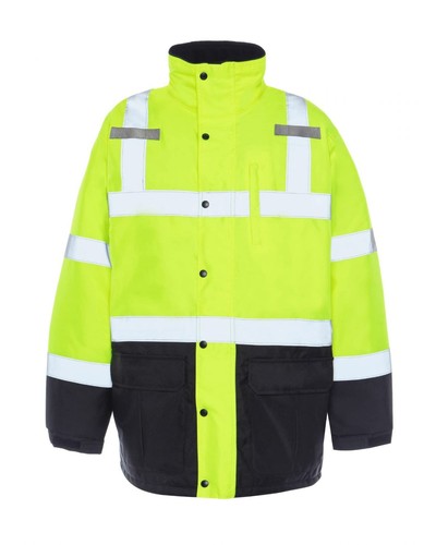 Utility Pro Nylon Quilted Hi-Vis Contractor Safety Jacket, 720 Yellow Hi/Vis Gre - Picture 10 of 12
