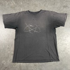 Vintage Science T Shirt Mens Medium Black Dis...