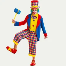 Hauntlook 3 Piece Creepy Clown Costume  Adult size XL - NEW