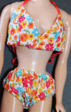 VINTAGE BARBIE SIZE HANDMADE COTTON BIKINI--EXCELLENT 3-31-19