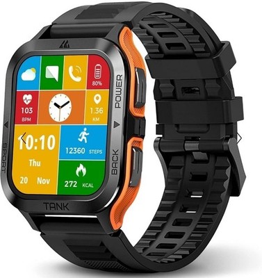 KOSPET TANK M2 Smartwatch Rugged Outdoor Titan 50m wasserdicht IP69K Neu