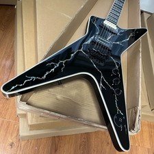 Electric Guitar Dean Dimebag Caibei Lightning  Black Hardware