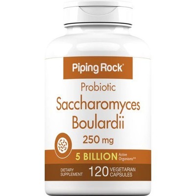Saccharomyces Boulardii 5 Milliarden KBE, 120 vegetarische Kapseln Ablaufdatum: 06/2027