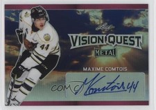 2016 Leaf Metal Vision Quest Pink Prismatic 2/7 Maxime Comtois #VQ-MC1 Auto 7b5