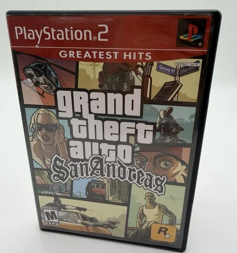Grand Theft Auto: San Andreas PS2 CIB + MAP (PlayStation 2)