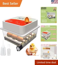 Advanced Egg Incubator for 12 Eggs with Automatic Turning & Humidity Control